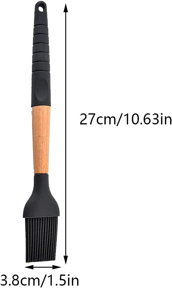 Eioflia Silicone Pastry Basting Brush BBQ Grilling Seasoning Oil Sauce Spreader with Long Handle,Heat Resistant Basting Pastry Brush Prefect for BBQ Grill Baking Kitchen Cooking : Patio, Lawn & Garden