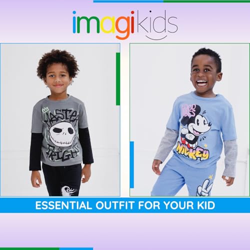Image of Disney T-Shirt and Fleece Pants Outfit Set Infant to Big Kid Sizes (12 Months - 18-20)