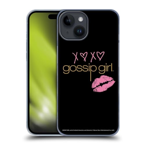 Head Case Designs Officially Licensed Gossip Girl XOXO Graphics Hard Back Case Compatible with Apple iPhone 15