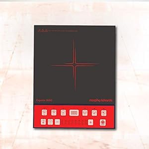 Morphy Richards Acrylonitrile Butadiene Styrene Esperto 1600 Watts Induction Cooker (Black and Red)