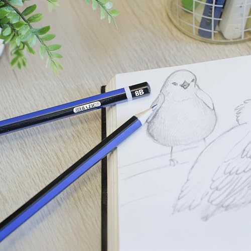 Set de 12 lápices de grafito para dibujo BAZIC PRODUCTS miniatura 7