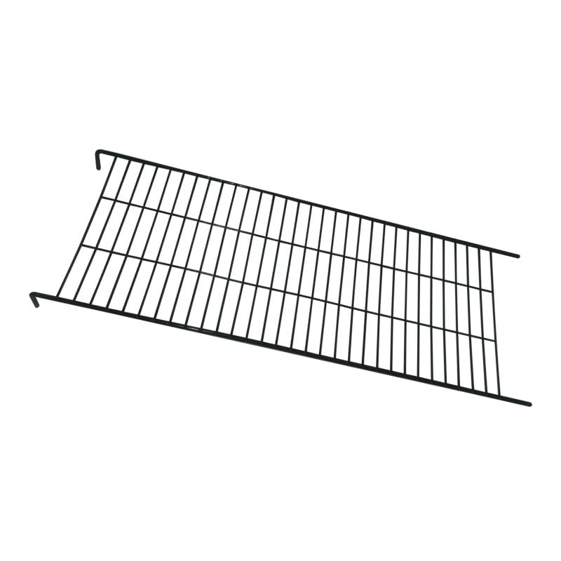 Metal Rabbit Ramp and Cat Ladder for Cage 42x16cm – Small Animal Stairs – Easy Clean Indoor Pet Ramp for Guinea Pig, Ferret, Bunny – Cage Accessory for Playpen & Enclosure (Black/White) 2 pieces