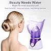 Facial Steamer Nano Ionic Face Steamer, Apstour® Face Steamer Warm Mist Humidifier Atomizer for Face Sauna Spa Sinuses Moisturizing,Unclogs Pores with 6PCS Skin Kit (Purple +6PCS Skin Care Kit)