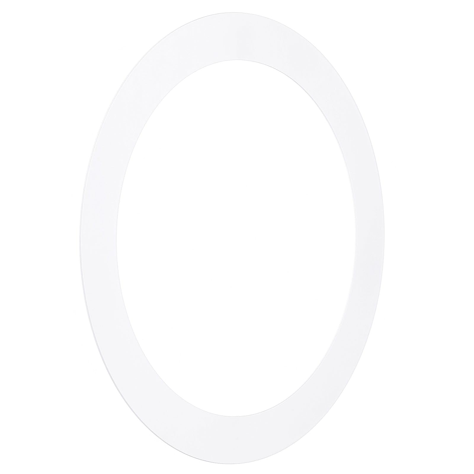 TA-VIGOR 5.91" ID Plastic Trim Ring, Goof Rings Light Fixture Cover for Ceiling Wall Recessed Can Downlights