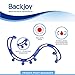 BackJoy Trigger Point Massager Tool, Handheld Massage Stick, Collapsible, Pain & Stress Relief for Muscles in Back, Neck, Feet & Body