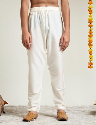 Image of Amazon Brand - Symbol Boy's Festive Rayon Kurta Pajama Set