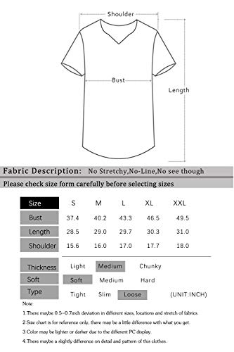 Allimy Women Summer Clothes Short Sleeve Chiffon Blouses V Neck Tunics Tops Medium Red #TOP4