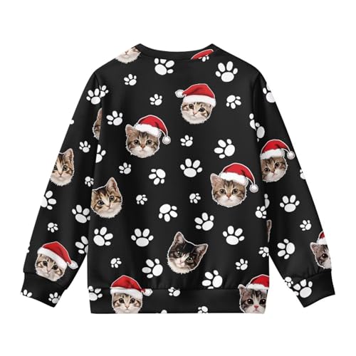 Image of Girls Cardigans Sweater Long Sleeve Crew Neck Button Down Sweaters School Outerwear for Kids Fall Winter Tops