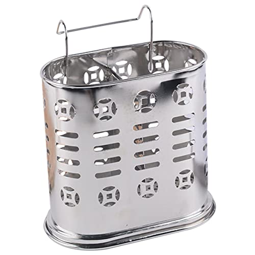 BRIGHTFUFU Stainless Steel Chopstick Holder Modern Kitchen Utensil Drying Rack for Spoons Chopsticks Compact Design Easy to to Clean for Home Parties