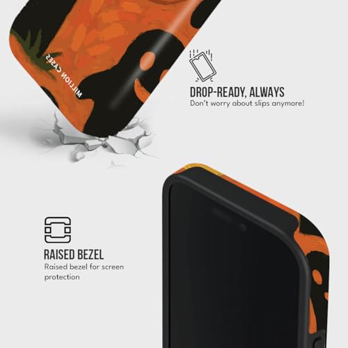 Image of MILLION CASES Back Cover Case for iPhone 15 Pro Scratch Resistant Anti-Slip Polycarbonate Shockproof Protective Durable Spooky Fest Crystal Case for Men & Boys