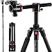 Horizontal Arm Professional Camera Tripod & Monopod – Portable Tripod Stand with 360° Ball Head – 67” DSLR Tripod for Video – Lightweight Aluminum Travel Tripod