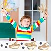 Juego de resortera de madera David para escuela dominical | equipado con bolsa y bolas de hilo de polipropileno, para enseñanza bíblica, decoración de Pascua, lecciones religiosas, juegos de resortera 8
