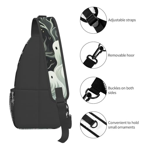 Morrales tipo Sling para Senderismo unisex negro miniatura 5