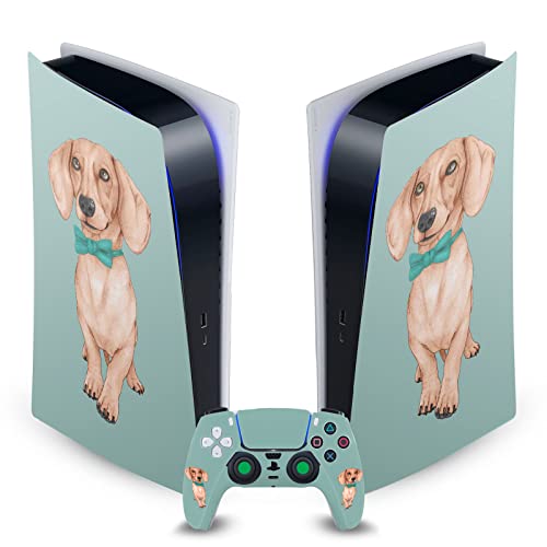 Skin PS5 Digital autocollant vinyle Barruf Teckel et skin manette DualSense