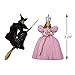 Hallmark Mini The Wizard of Oz Glinda The Good Witch and Wicked Witch of The West Ornaments, Set of 2 Movies & TV