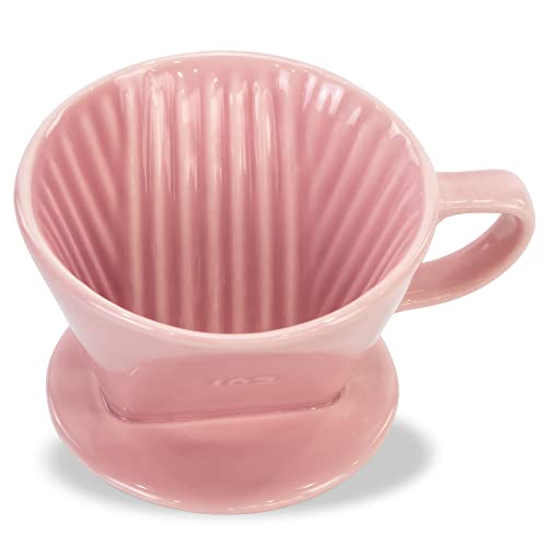 Image of Pour Over Ceramic, Coffee Dripper Ceramic Coffee Maker,Pink