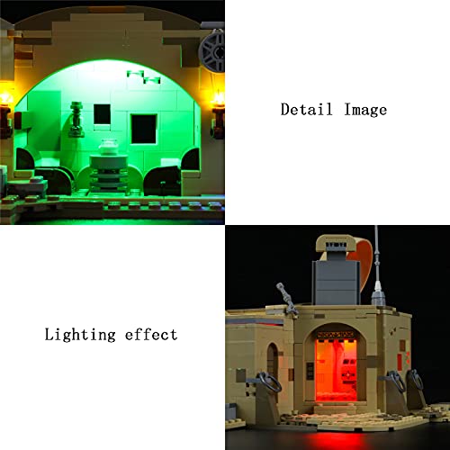 Lichtset für (Star Wars Mos Eisley Cantina) Bausteine Modell - kompatibel mit Lego 75290 (Nicht inklusive des Modells) – Bild 7