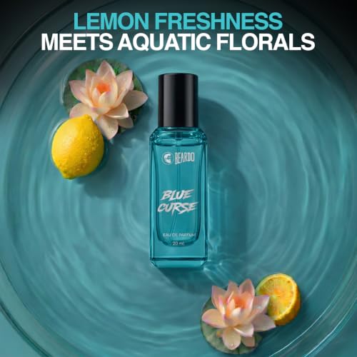 Image of BEARDO Blue Curse Perfume for Men,20ml | Long Lasting Fragrance | Eau De Parfum for Man | Bold & Irresistible Fragrance | Premium Perfume | Perfume for Man | Gift for Men | Gift for boyfriend