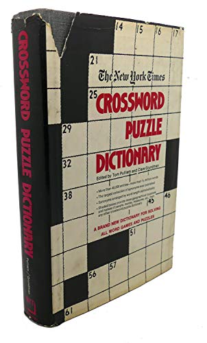 The New York times crossword puzzle dictionary B0006YB0HM Book Cover