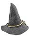 Nicky Bigs Novelties Morph Wizard Felt Hat Witch Sorcerer Hats Adult Costume Scarecrow Accessory for Halloween Deluxe Grey Adult Oktoberfest Peasant Hats Durable Lightweight Cosplay