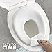 Jool Baby Potty Training Seat for Boys and Girls, Fits Round & Oval Toilets, Non-Slip with Splash Guard, Includes Free Storage Hook (Sage)