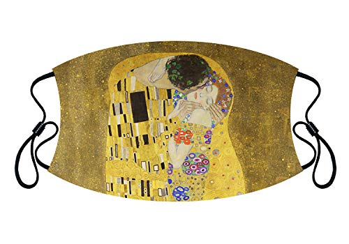 The Kiss Face Mask Gustav Klimt Art Anti-Dust Face Mask Windproof Adjustable Washable Dust Mask