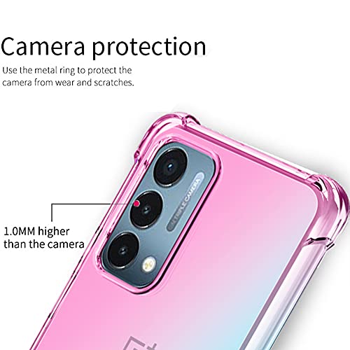 Osophter For Oneplus Nord N200 5G Case With 2Pcs Screen Protector Clear Transparent Reinforced Corners Tpu Shock-Absorption Flexible Cell Phone Cover For 1+Nord N200 5G thumb #3