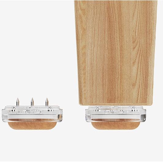 椅子脚カバー フェルト 椅子足カバー 滑るタイプ いすのあしカバー 滑りやすく 取れない 椅子脚キャップ 木製脚用 3本針/両面テープ 二重固定 家具スライダー 椅子の脚 カバー 傷防止 破れない 椅子用 保護パッド 脱げない イス足カバー サイズ選び不要(ブラウン, 8個)