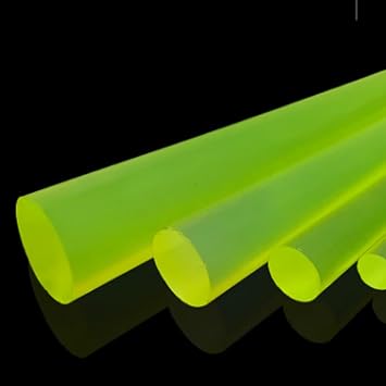 500MM Solid PU Polyurethane Rod 1/2/3/4/5/6/8/10mm Elastic Rubber Rods Translucent Stretch Sticks Plastic Rod Shock Absorbing Seals for Industrial Machinery (Size : Dia10mm)