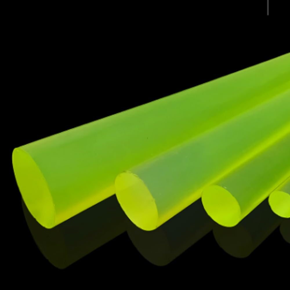 barre en caoutchouc Tige en polyuréthane solide de 500 mm, tiges en caoutchouc élastiques de 1/2/3/4/5/6/8/10 mm, tiges extensibles translucides, tiges en plastique, joints absorbant les chocs(Dia6mm)