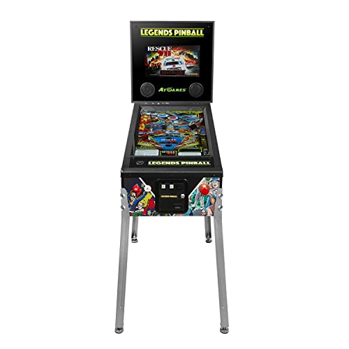 Legends Pinball, Full Size Arcade Machine Console, Classic Retro Video Games, 22 Built In Licensed Genre-Defining Pinball Games, Black Hole, Haunted House, Rescue 911, WiFi, HDMI, Bluetooth - Thumbnail 3