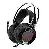 Gaming Headset for PC PS4 USB Wired Gaming Headphones with 7.1 Surround Sound with Noise Canceling...