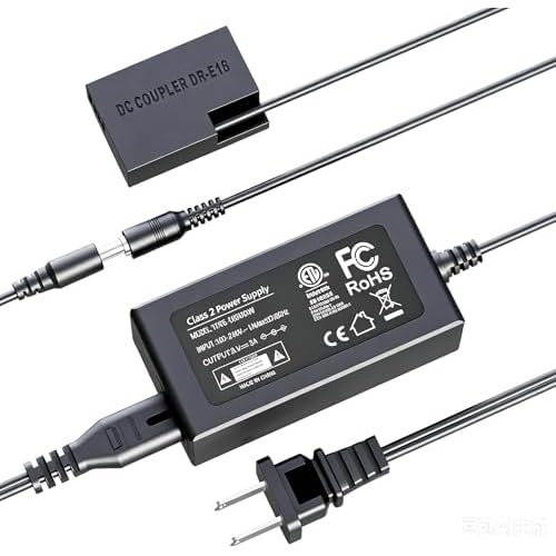 F1TP for Canon R50 Dummy Battery ACK-E18 AC Power Adapter, LP-E17 Dummy…