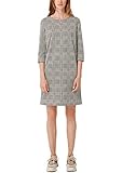 Abgesteppter Saum/Kante s.Oliver Damen 14.909.82.3899 Kleid, Gelb (Curry Glencheck 15R1), (Herstellergröße:38)