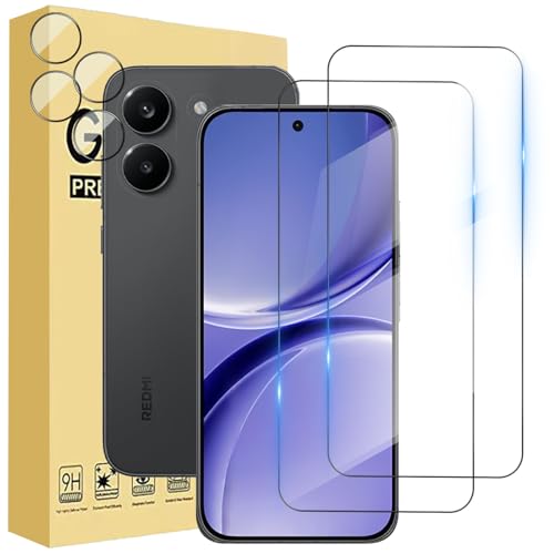 �y4������zFor Xiaomi POCO X8 PRO/Redmi Turbo 5 �p �����Y�ی�t�B���� (2��) �����K���X�t�B����(2��)�yHNWEIWEI�z ����0.3mm 2.5D �d�x9H �S�ʕی� �ώw�� ������ �����ߗ� ���{���Ɏq�f�ލ�