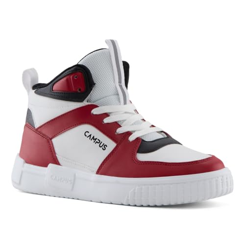 Buy Campus Men's OG-22 WHT/RED Sneakers - 7UK/India OG-22 at Amazon.in - Image 2