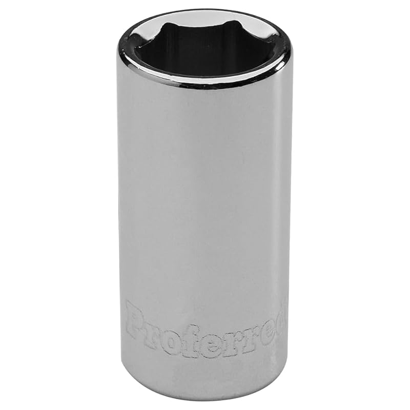 Soquete sextavado Proferred S15010 em aço-liga, encaixe quadrado de 6,35 mm (1/4 pol.), 7,94 mm (5/16 pol.) SAE, 1 unidade