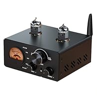 【HiFi sound quality】: 6K4 tube softens the sound and filters out the digital feeling, the sound is warm and sweet, and it also has a high and low knob, which can adjust your favorite sound style and present HiFi music with high and low bass. 【VU leve...
