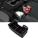 Xomzema Center Console Hanging Storage Box,Split-bench Folding Seat Armrest Organizer Tray Insert Replace for Silverado/for Sierra 1500 2019-2025 and for Silverado/for Sierra 2500HD 3500HD 2020-2025