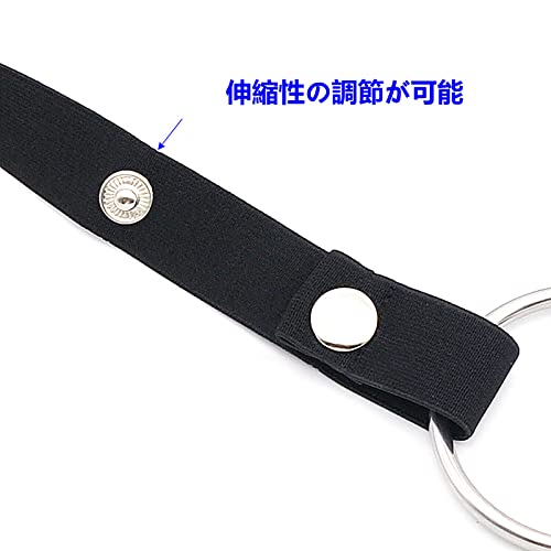 男性貞操帯 弾性バンドアクセサリーコックケージ補助ベルト調節可能なロー大人のおもちゃ - 画像3