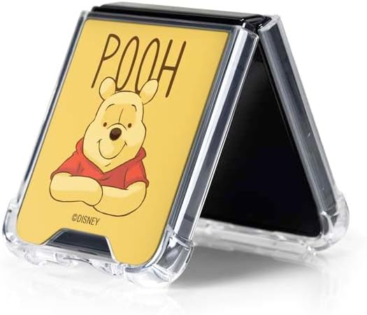 Skinit Clear Phone Case Compatible with Galaxy Z Flip5 5G - Officially Licensed Disney Winnie The Pooh Portrait Design
