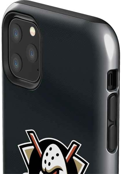 Skinit Impact Phone Case Compatible with iPhone 11 Pro Max - Officially Licensed NHL Anaheim Ducks Jersey Design