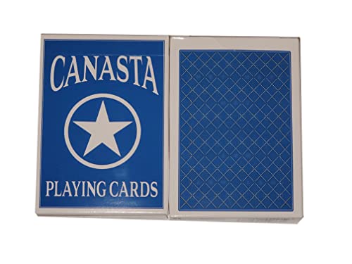 Set de 2 Barajas Canasta con Puntos, Dorso Azul miniatura 2