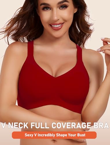 Image of Gailife Womens Wireless Push Up Bras for Women No Underwire Seamless Full Coverage Supportive T Shirt Everyday Bras