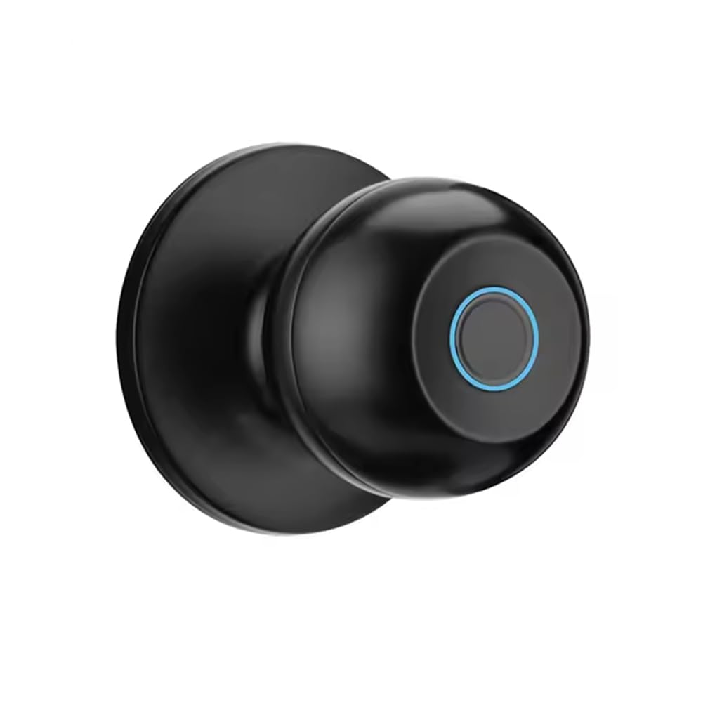 Jnchdghwa Black Tuya Smart Home Door Lock Fingerprint/Smart Life App Unlock Door Lock Hotel Apartment Warehouse Door Locks Smart Door Locks Key/Fingerprint/Smart Life App Door Locks