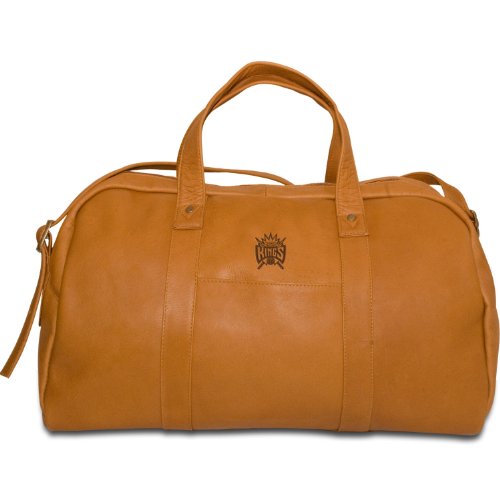 Sac en cuir Corey Sacramento Kings, bagage cabine et sport marron clair pour homme