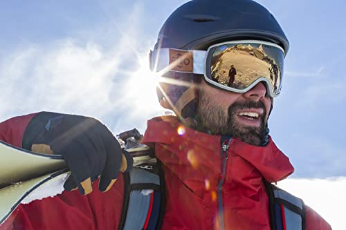 Image of GIRO Balance Snow Goggles 2023 - Whitewordmark Frame with Vivid Smoke Lens Medium