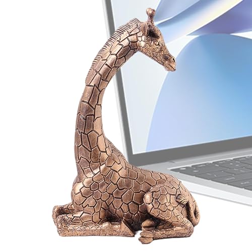 Resin Waterproof Giraffe Sculpture, Outdoor Giraffe Statues, Garden Giraffe Ornaments, Giraffe Yard Decoration, Giraffe Garden Statues, Giraffe Sculpture for Outside, Resin Giraffe Garden Decor