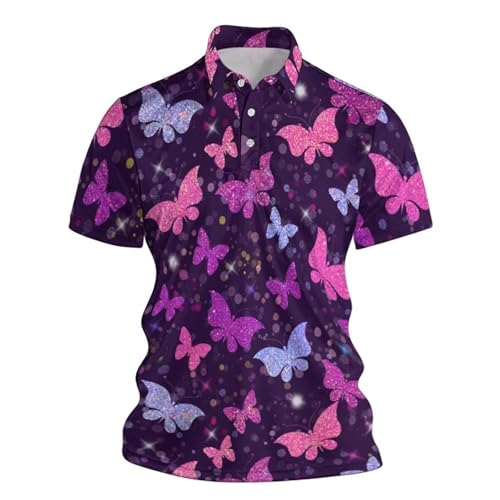 T-shirt pour homme rouge avec poches imprimée fleur style vacances