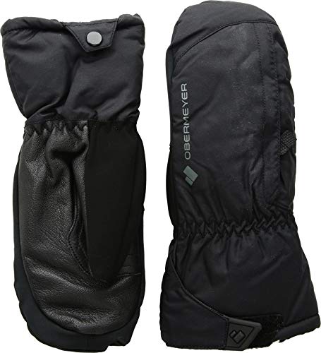 Obermeyer Unisex-Child Molten Mitten, Black, Medium